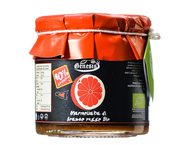 Marmellata di arancia rosse Bio　ブラッドオレンジジャム(モロ種)