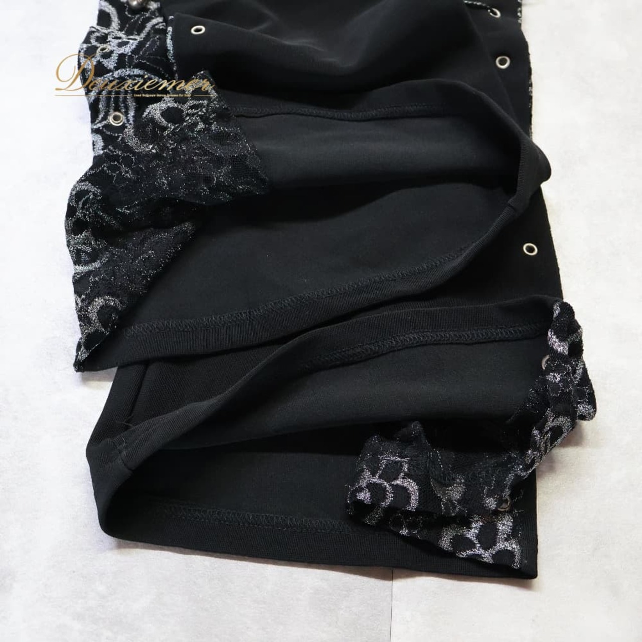 社交ダンス 衣装 ICHIOKU イチオク ボトムス レッスンウェア ブラック系 シンプル レース 黒 紐 かわいい 練習 レッスン ズボン パンツ 伸縮 ストレッチ ダンス衣装 イベント ステージ パーティー レディース おしゃれ