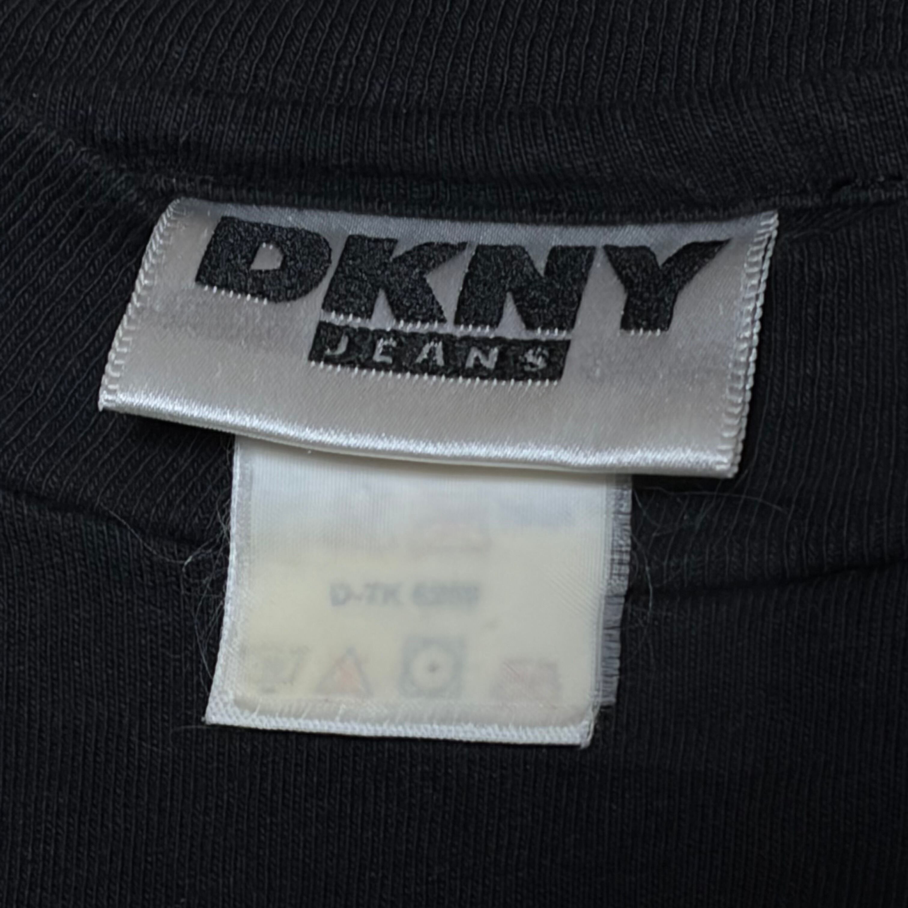 90s USA製 DKNY NYC ビッグロゴ Tシャツ ブラック | TERRY USED STORE