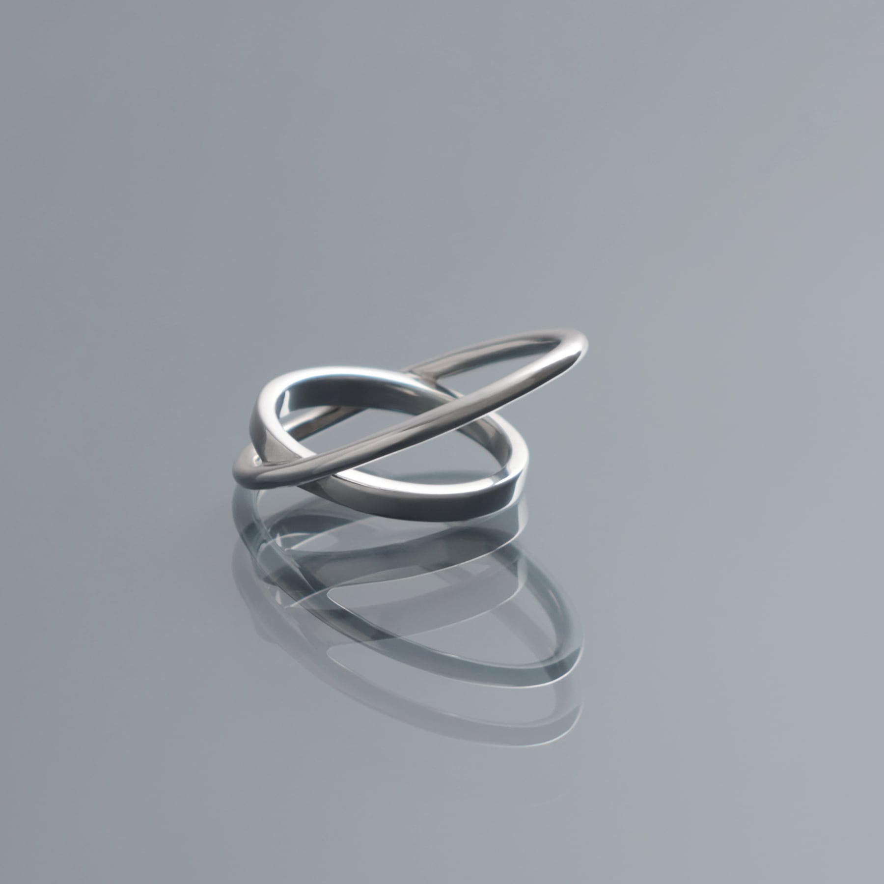 circle & oval overlap ring [luslep4] / Y2401CTR5247 | YArKA official