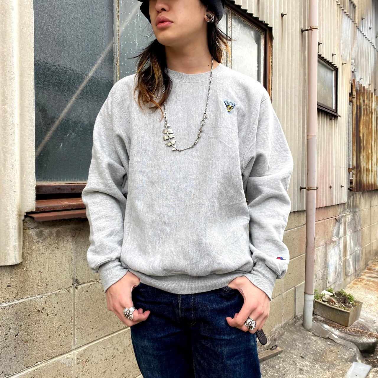 champion リバースウィーブ スウェットmen's M - スウェット