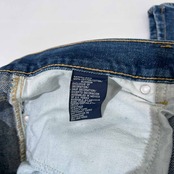 90s TOMMY HILFIGER トミーヒルフィガー プレミアムビンテージ ストレート デニム パンツ ジーンズ 32 /メンズ/革パッチ