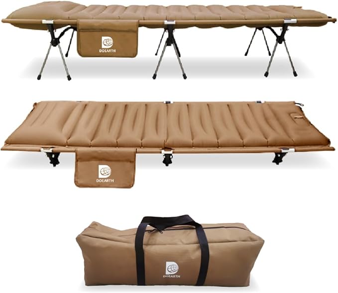 折りたたみベッド　【DOEARTH】 メディアで話題沸騰】 コット 折りたたみベッド エアーマット エアー