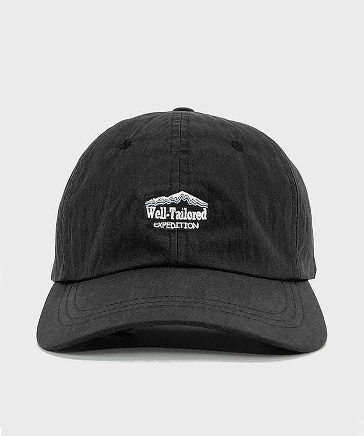 Well-Tailored ウェルテイラード NYLON CAP W/CHINSTRAP 刺繍 キャップ