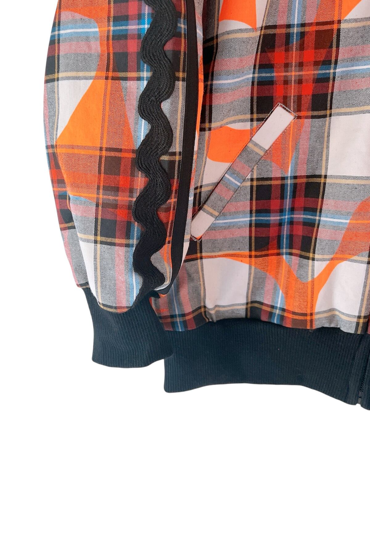 ♡大人F2♡frankygrow♡チェック トラック ジャケットORANGE FORMED CHECK TRACK JACKET / F2 | frankygrow concept shop