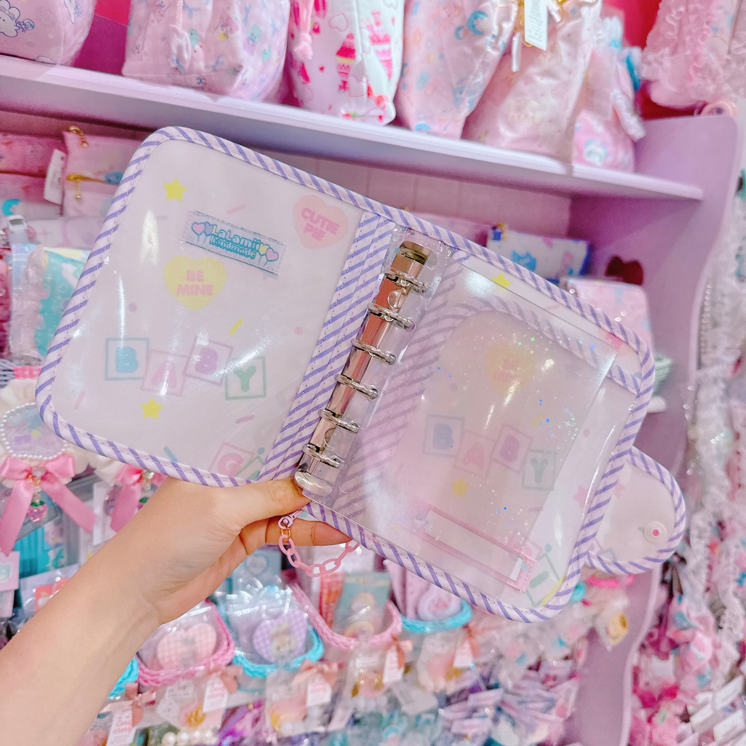 【E3】95-5 6穴シール帳（リフィル付き）