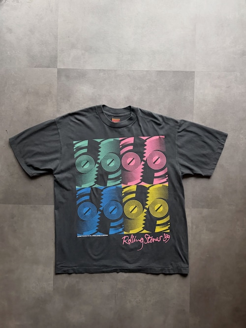 Rolling Stones 1989 ノースアメリカンツアー ローリングストーンズ Tシャツ XL グレー