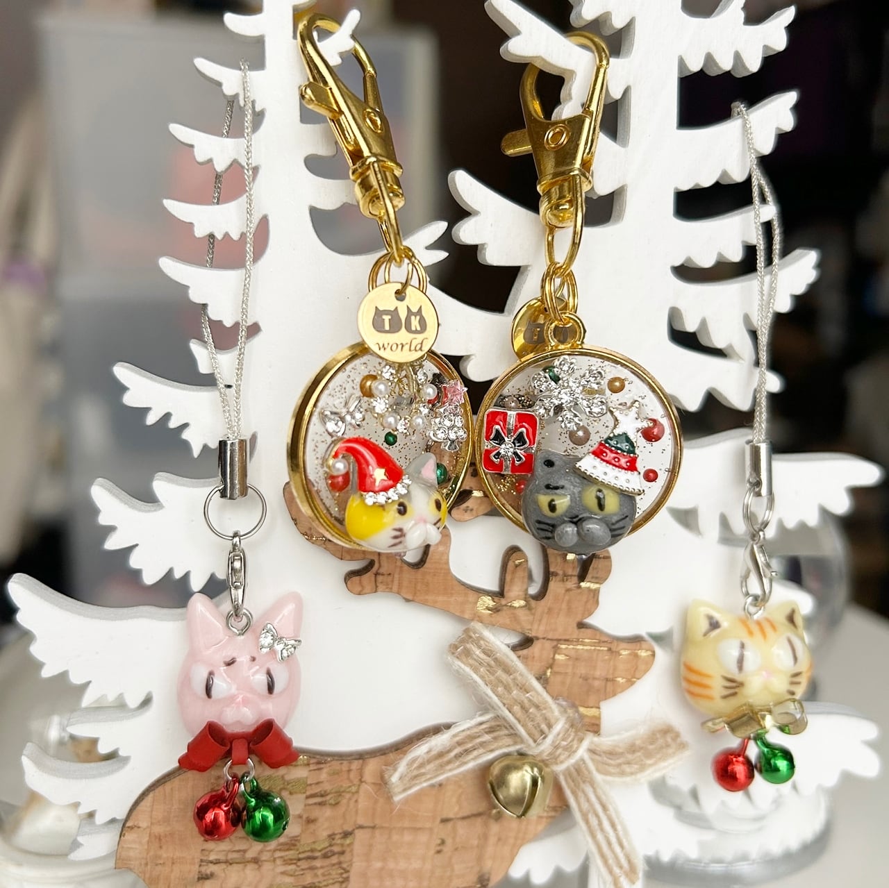 クリスマス☆ねこTK☆オーナメント 2種セット【特別セット価格