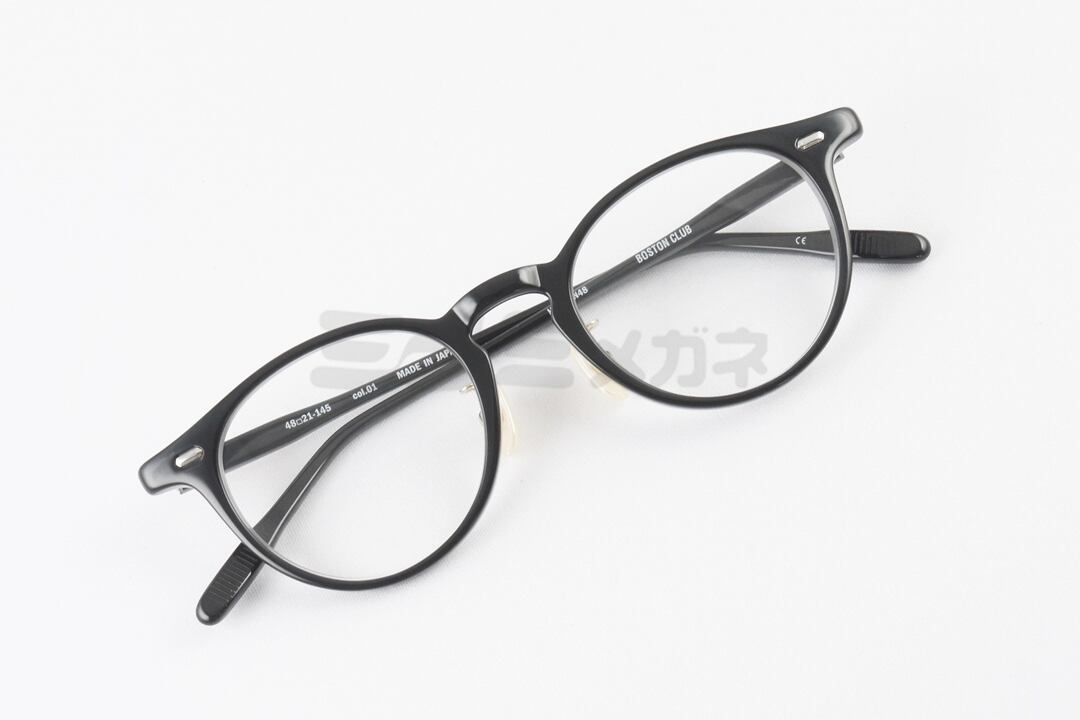 BOSTON CLUB メガネ HUDSON48 Col.01 ボストン クラシカル ハドソン48