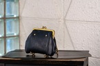 【soul;solid】Brass  clasp ポーチ マチなし　#Tapiro(black)×Tucson(black)