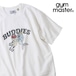 gym master ジムマスター BUDDIES ピグメント加工 ビッグシルエットTシャツ 6.2oz ヴィンテージ風 グラフィックTEE オーバーサイズ メンズ レディース G733788 ホワイト