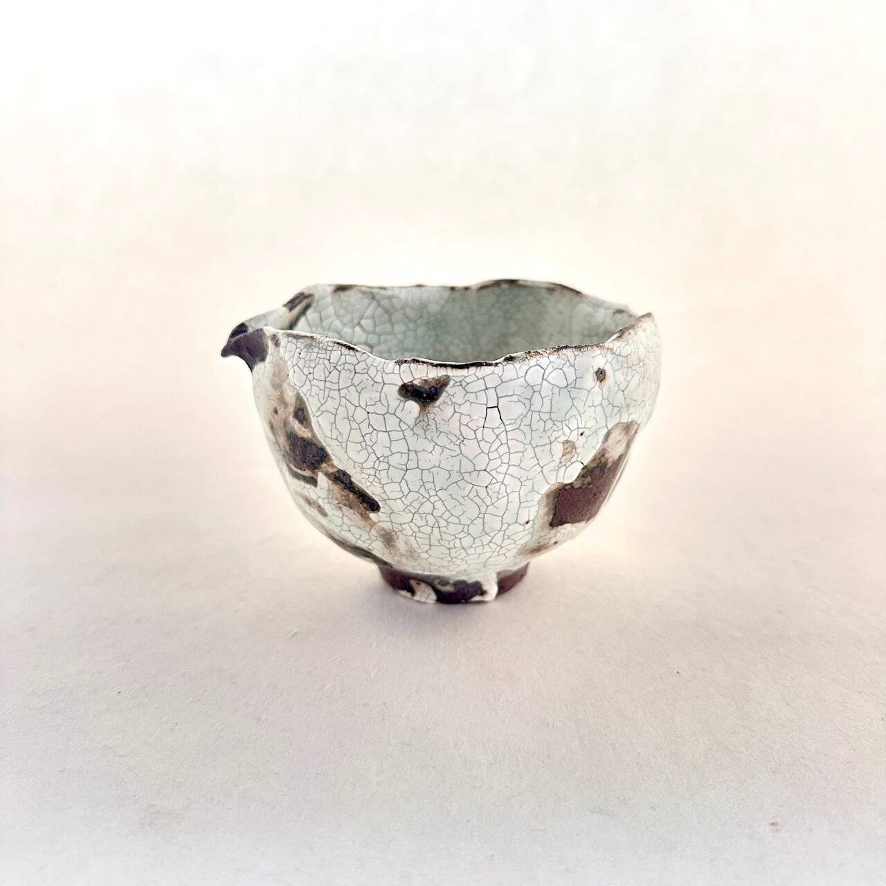 粉引渇水丸片口【榛澤宏】