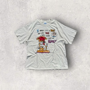 "90's M&O"art print t-shirt
