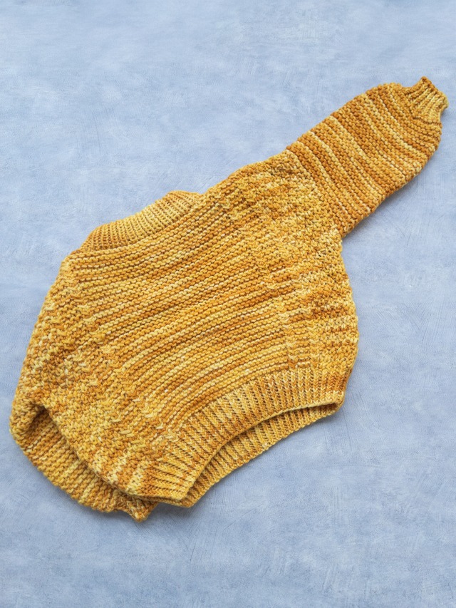 《即納》FLUFFWEAR /Diamond Alan Sweater Gold Spice -3 Y