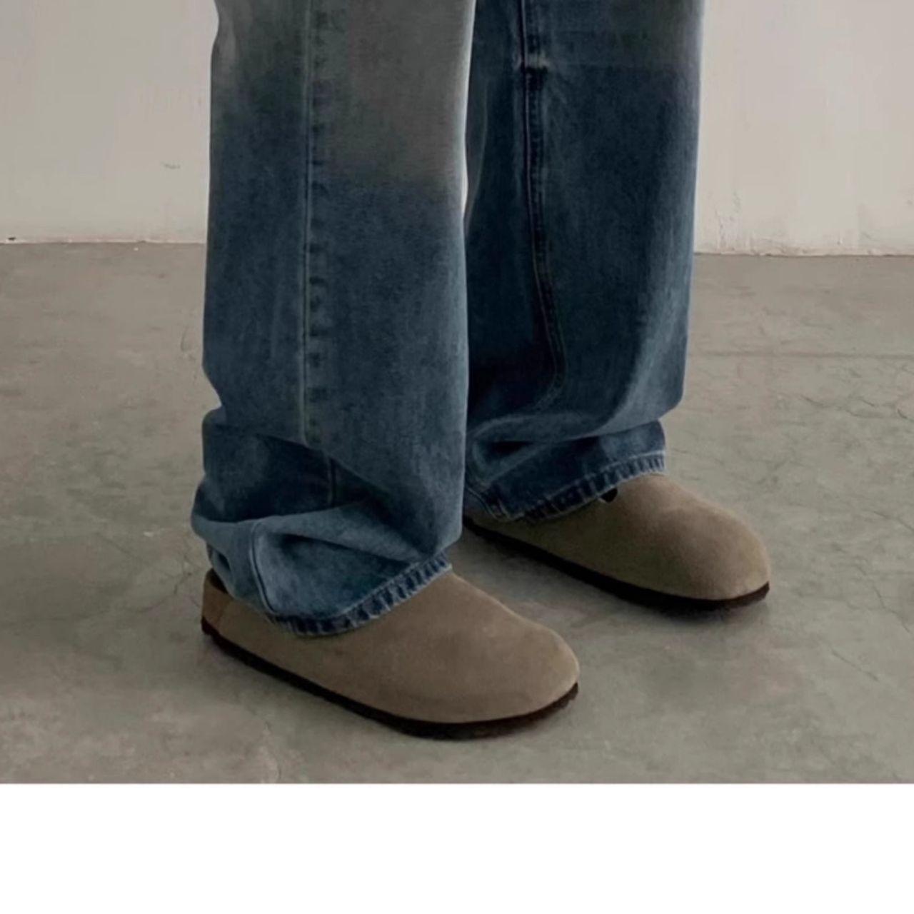 アメリカンレトロウォッシュドストレートデニム　1200