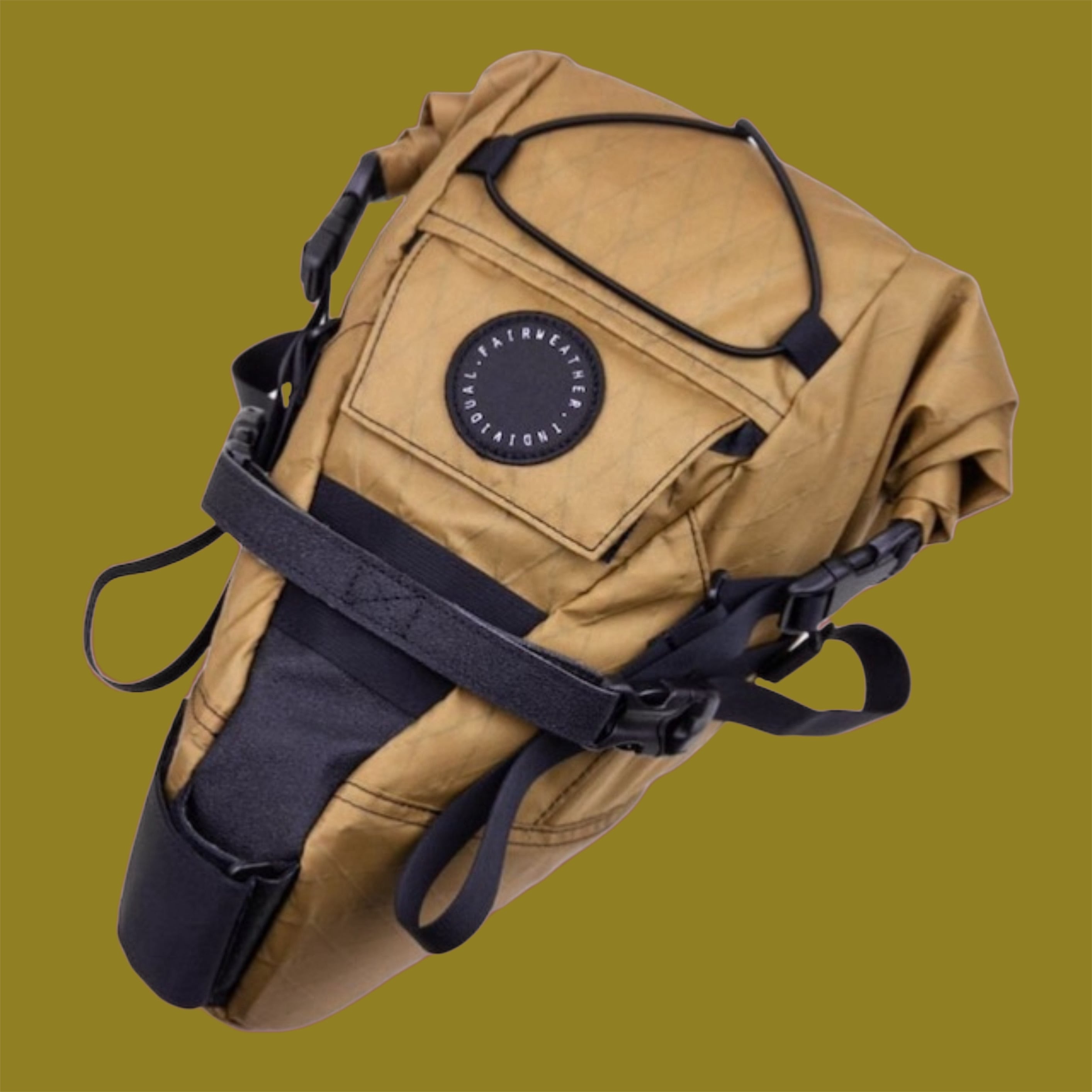 FAIRWEATHER】 SEAT BAG (X-PAC/COYOTE) | Humhumhug Online Shop