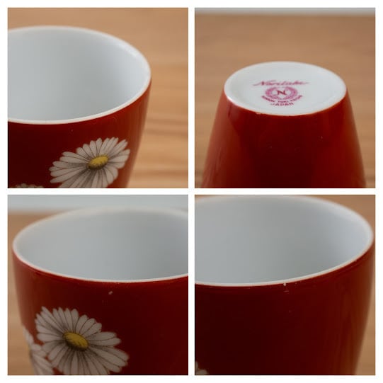 ノリタケ NORITAKE 朱に白菊 ティーセット noritake-月桂樹-N印