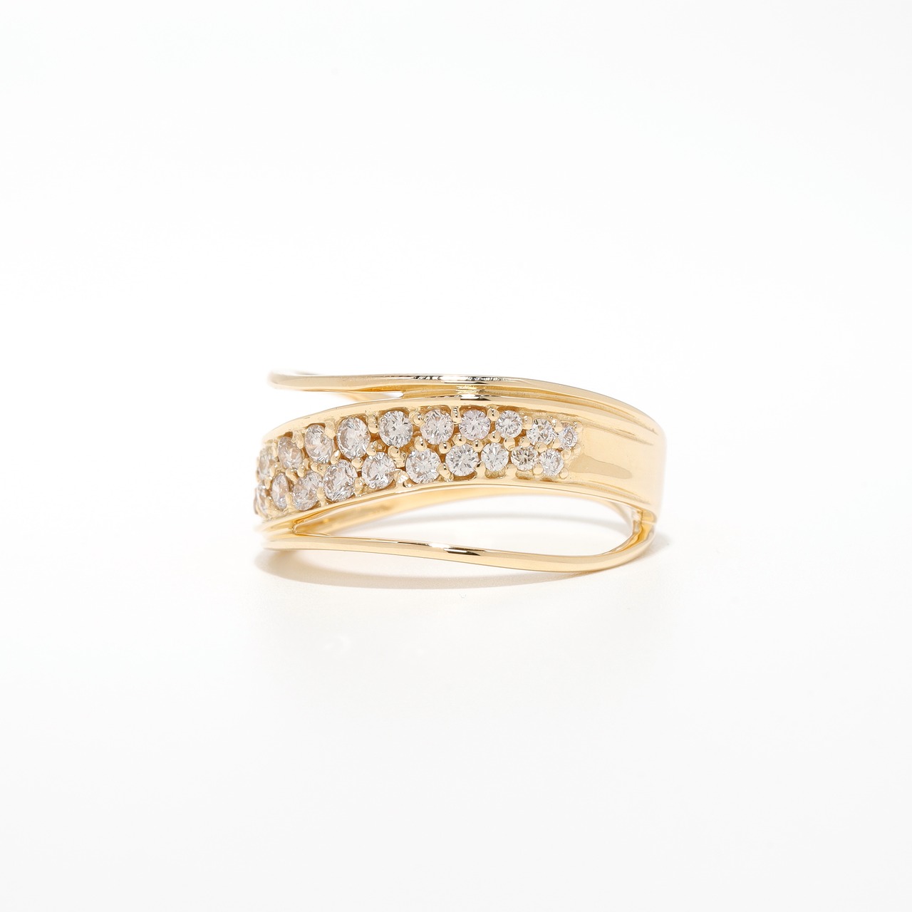 ダイヤモンド デザインリング K18 / 0.500ct