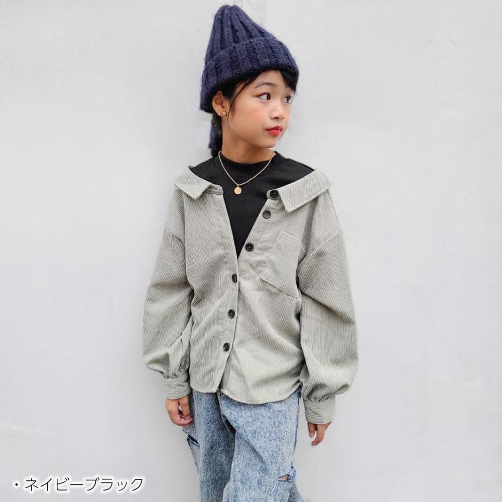 スキーウェア キッズ 子供 140cm 男の子 チェック柄 ブルー ニット帽