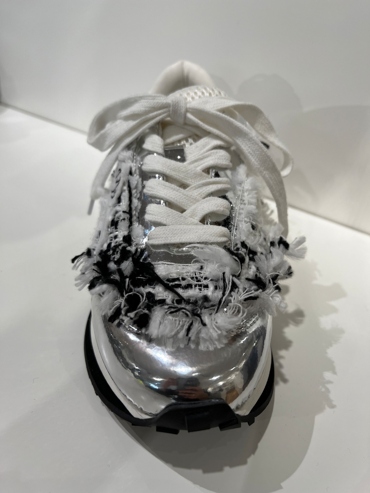 メゾンマベリックプレゼンツ　MAISON MAVERICK PRESENTS ツィードアクセサリースニーカー