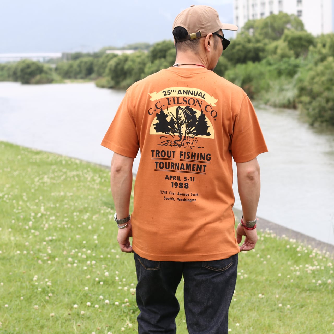 FILSON フィルソン Frontier Graphic Tee Shirts Tournament