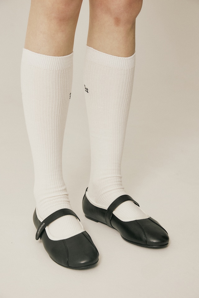 [threetimes] Sugar ballet flats Black 正規品 韓国ブランド 韓国通販 韓国代行 韓国ファッション スリータイムズ 日本 店舗