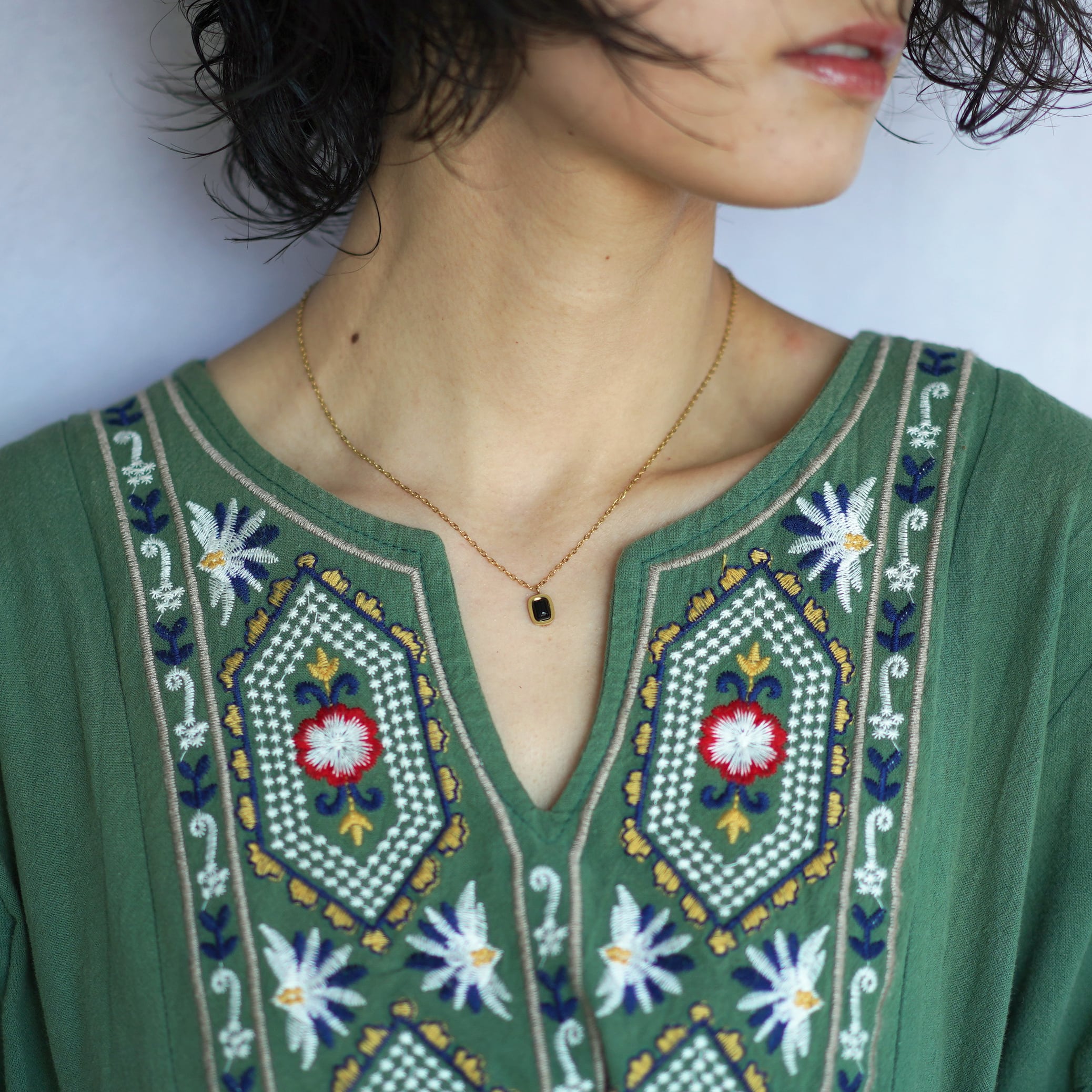 オニキスのペンダントネックレス | jojono