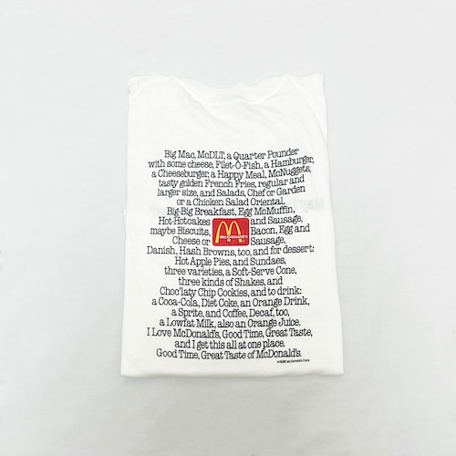 Vintage McDonald T Shirt Made In USA