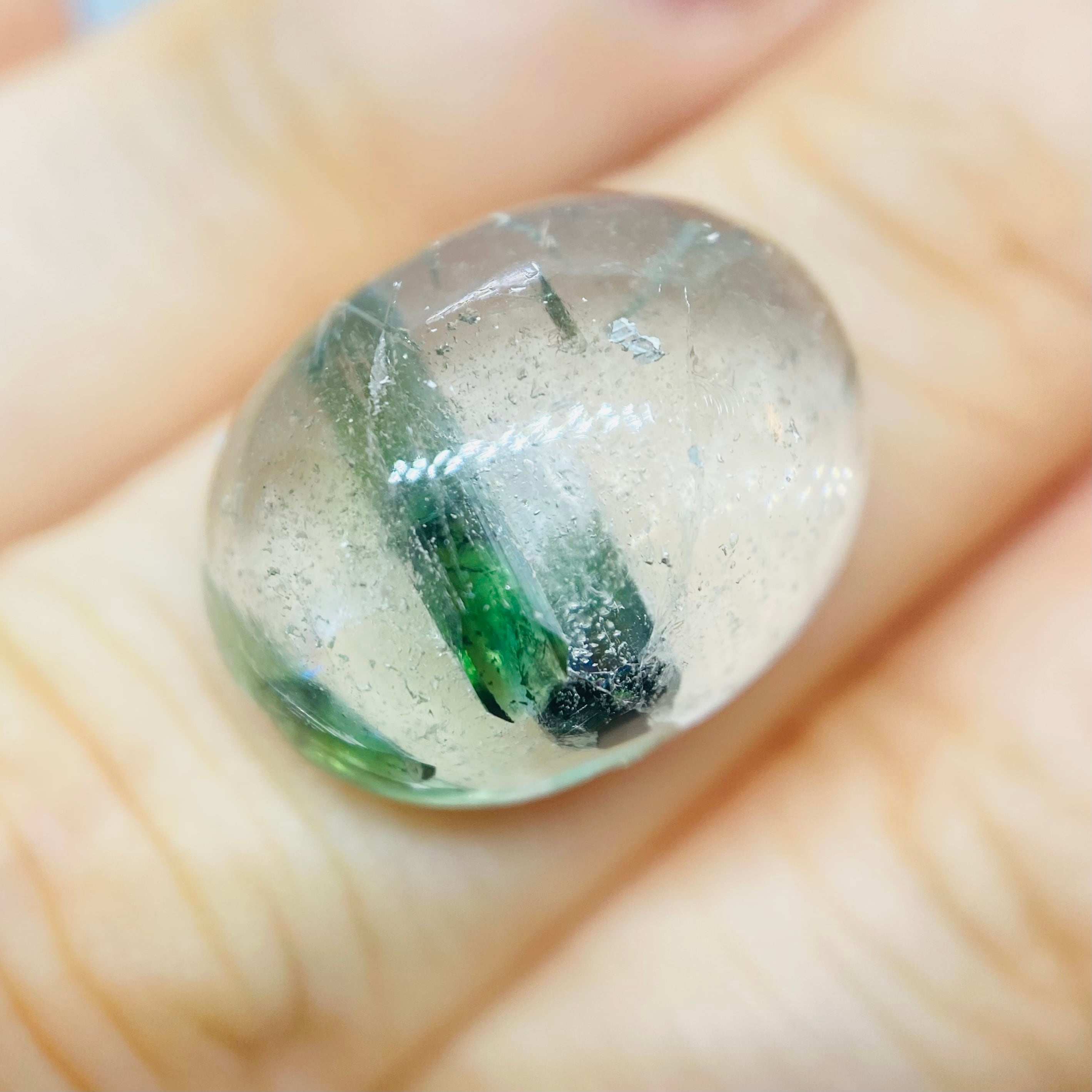 レアなトルマリンインクオーツ