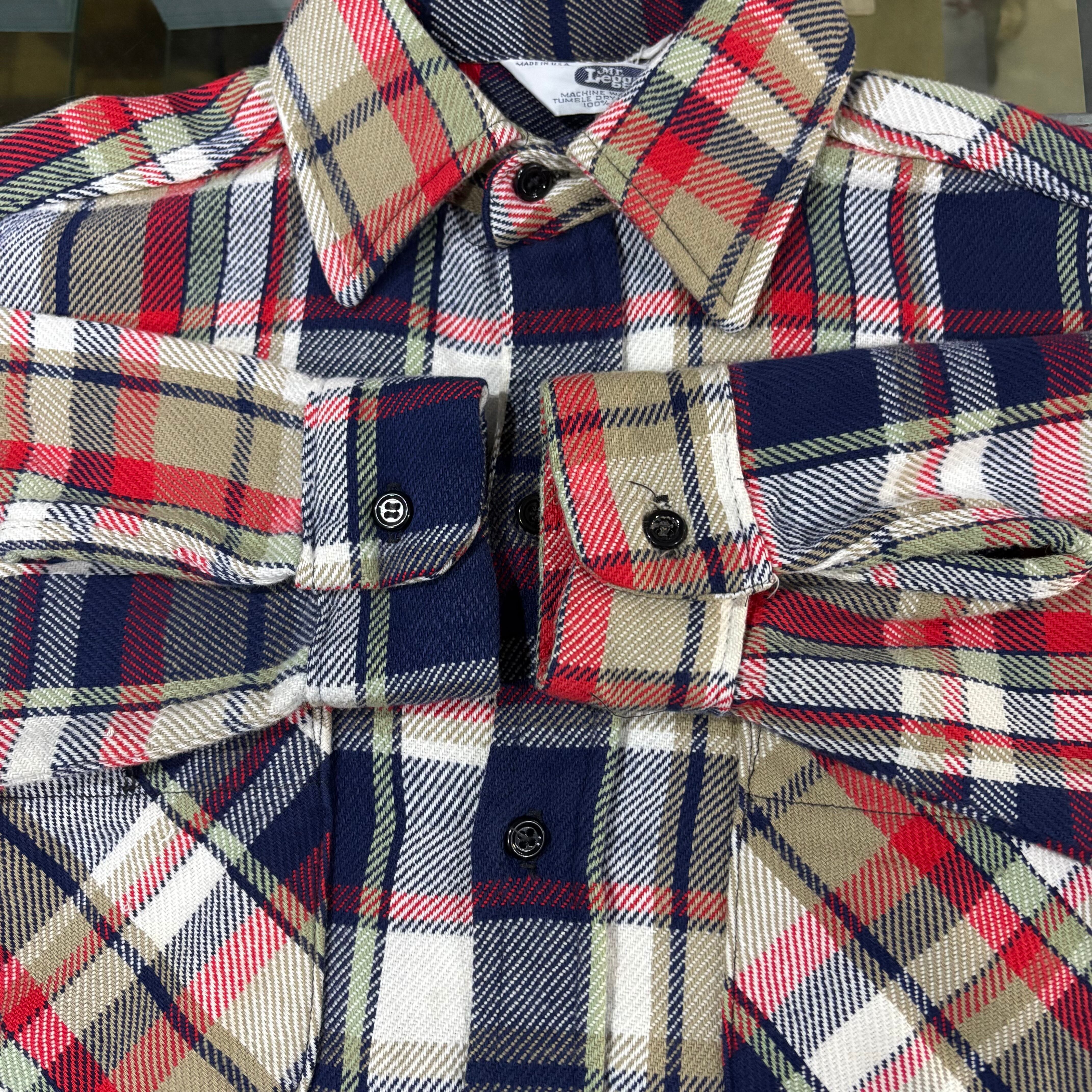 70s【MR. Leggs】L/S Flannel Shirt USA製 | the Holic vintage clothing