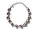 80s vintage silver color volume necklace