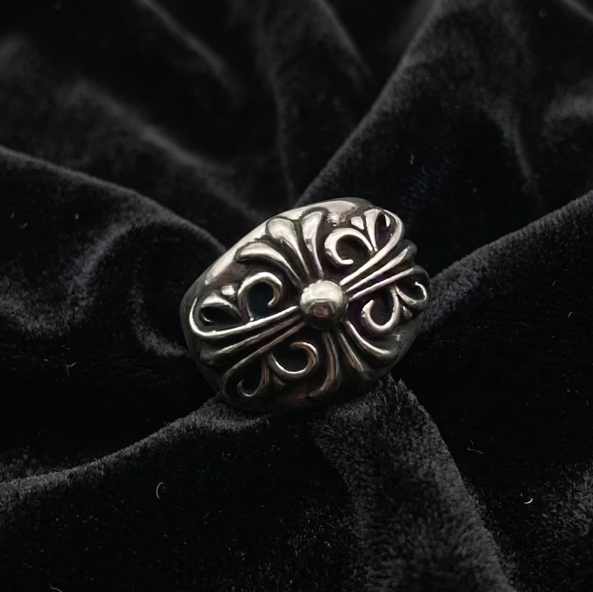 極美品 インボイス付き 本物 名作 CHROME HEARTS クロムハーツ