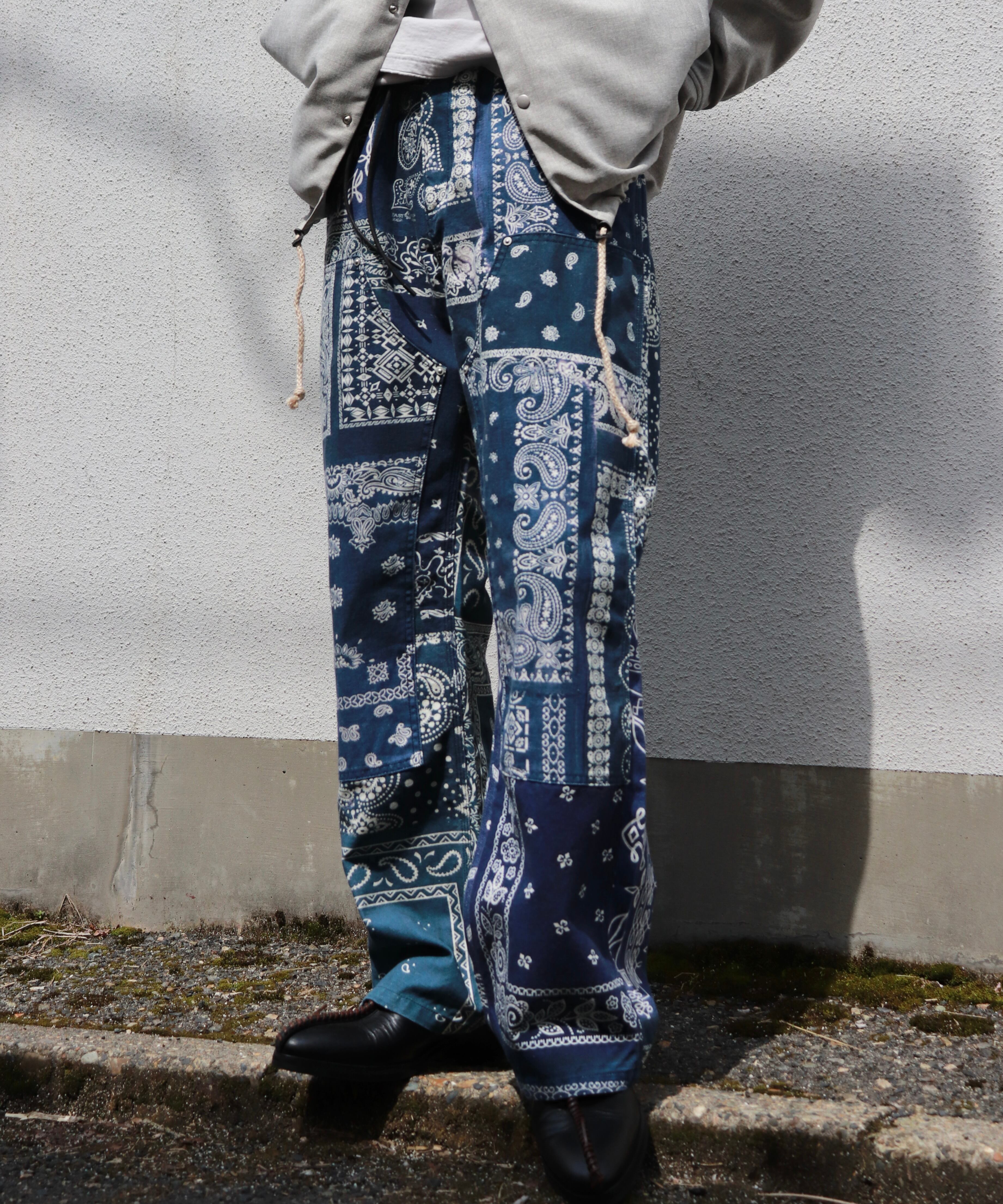 Sasquatchfabrix. / 25SS-PA9-003 HAKAMA SLACKS (BLACK Sasquatchfabrix. / 25SS-PA9-003 HAKAMA SLACKS (BLACK