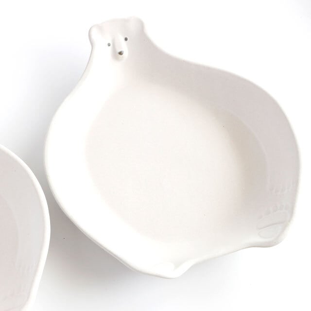 シロクマのお皿 大 陶器 よしざわ窯 | うつわと暮らし｜M's homelife