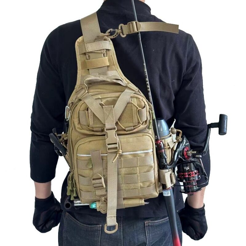 レインカバー付き多機能ボディバッグ A18957