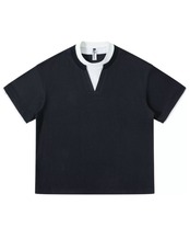 フェイクツーピース半袖Tシャツ　S0567