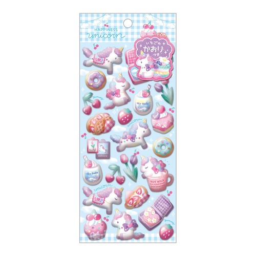 【ロット販売】【10入】スペシャルモッチモチシール ハピネスユニコーン81039(9424718)