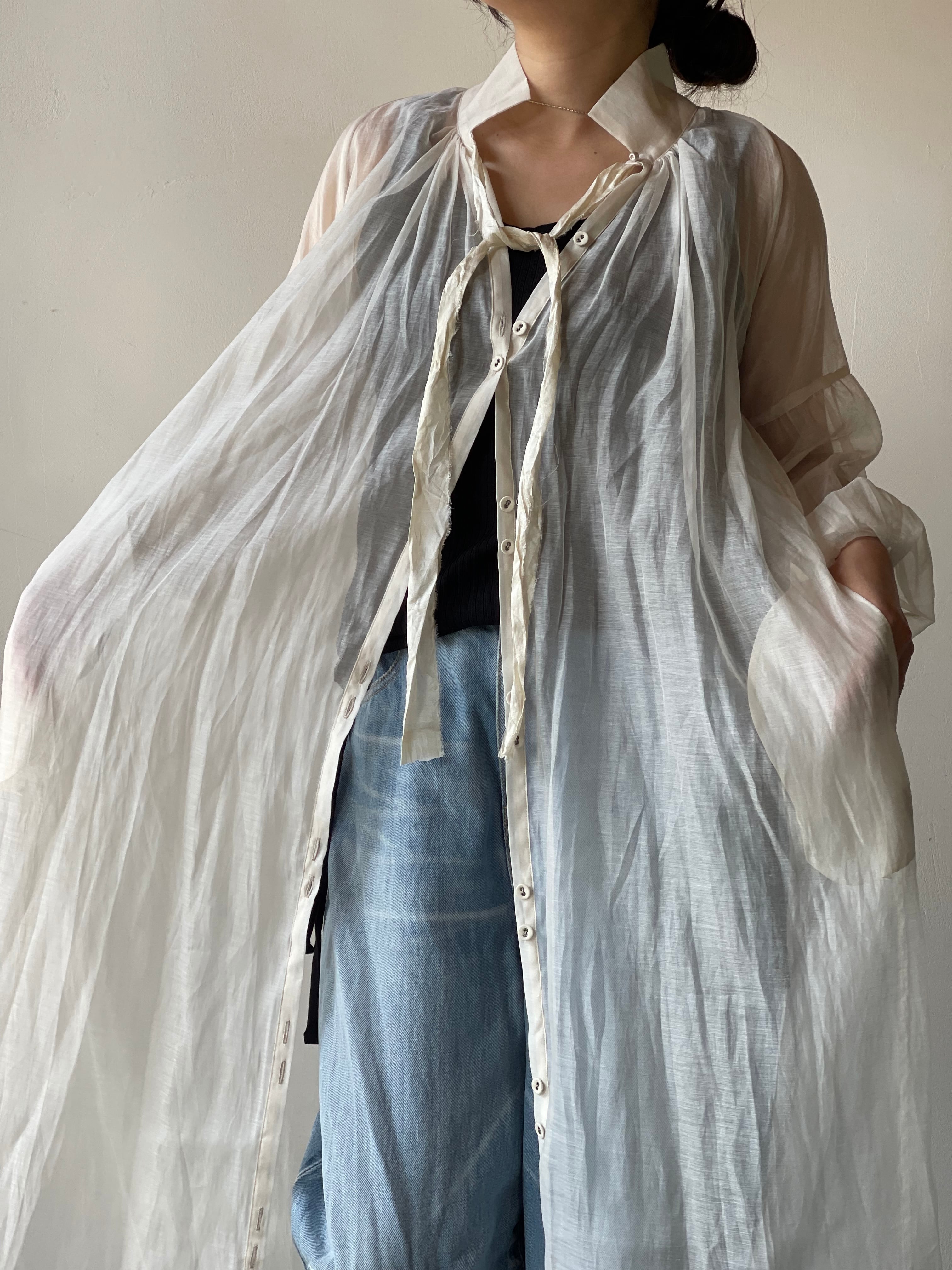 Tabrik cotton silk organzy shirt | mambo ladys