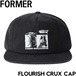 ストラップバックキャップ 帽子 FORMER フォーマー FLOURISH CRUX CAP FHW-24323 日本代理店正規品