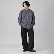ミニチェック オーバーシャツ R3017