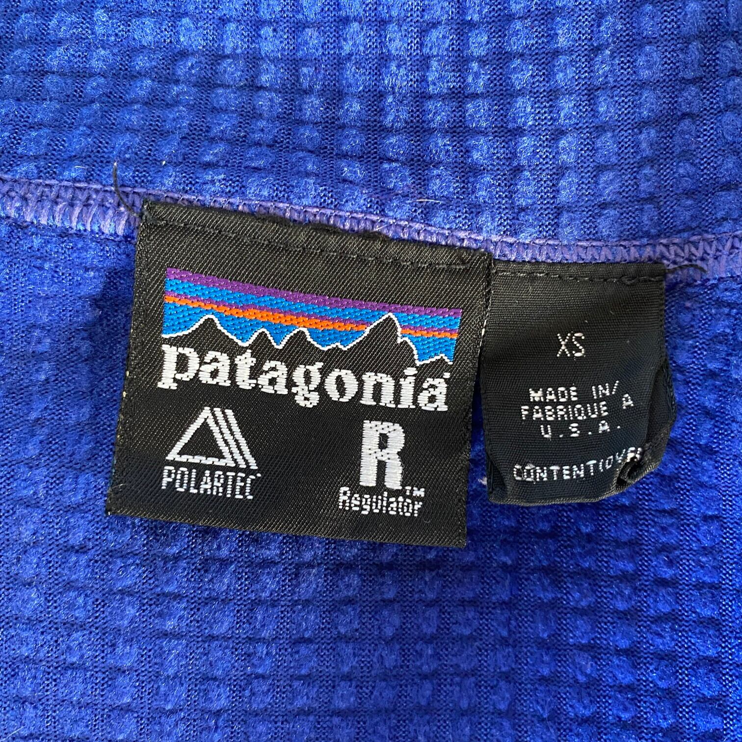 専用 Patagonia 年代物 Mサイズ ブルーロゴ MADE IN USA