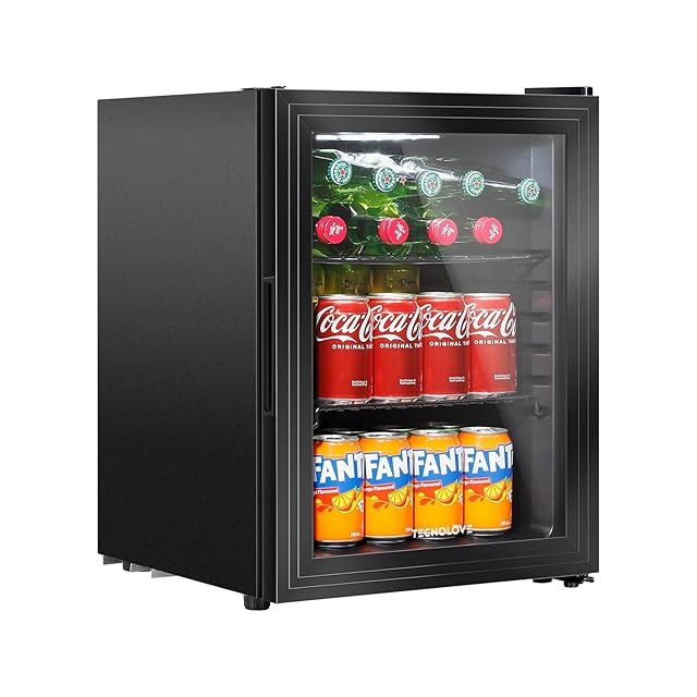 冷蔵庫 35L コンプレッサー式 1～15℃ ドリンク用 直冷式 幅40㎝ 自動