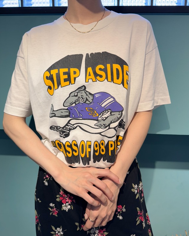 1990's STEP ASIDE / Sports T-Shirt