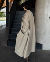 オーバーシルエット ロングコート