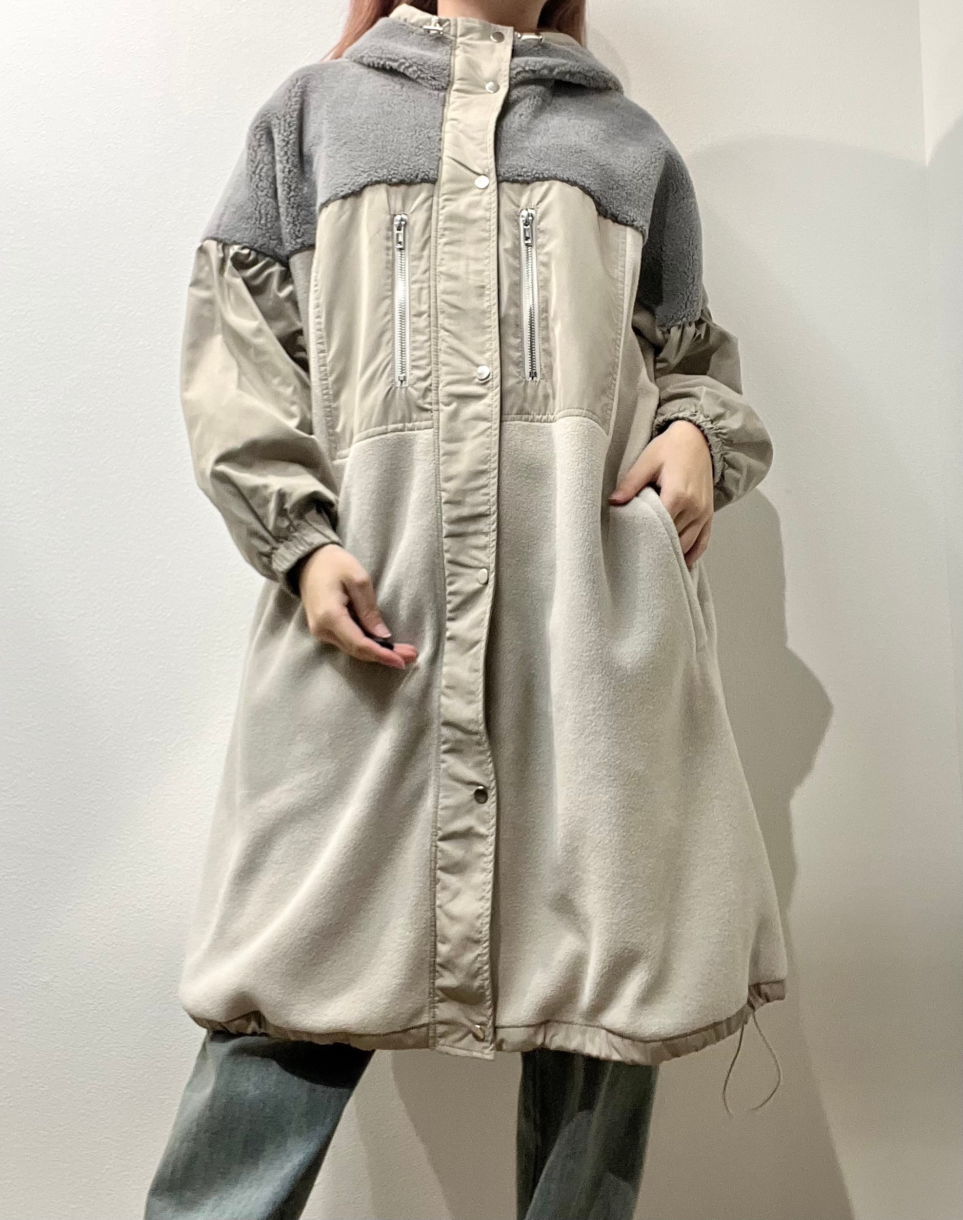 新品Risley リバーシブルボアフーディコート 新品Risley リバーシブルボアフーディコート
