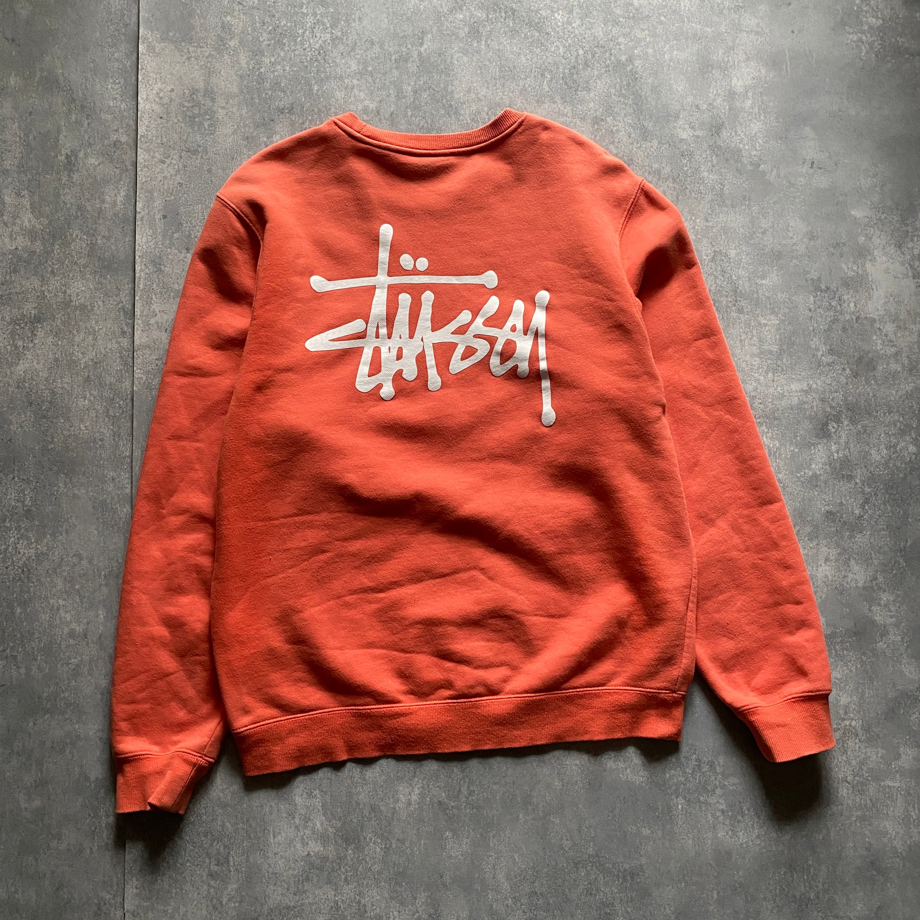 ステューシー STUSSY スウェット オレンジ - スウェット