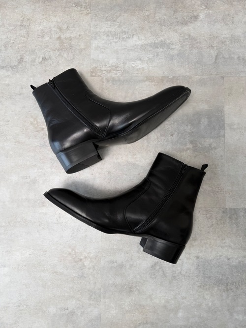 Smooth Side Zip Boots