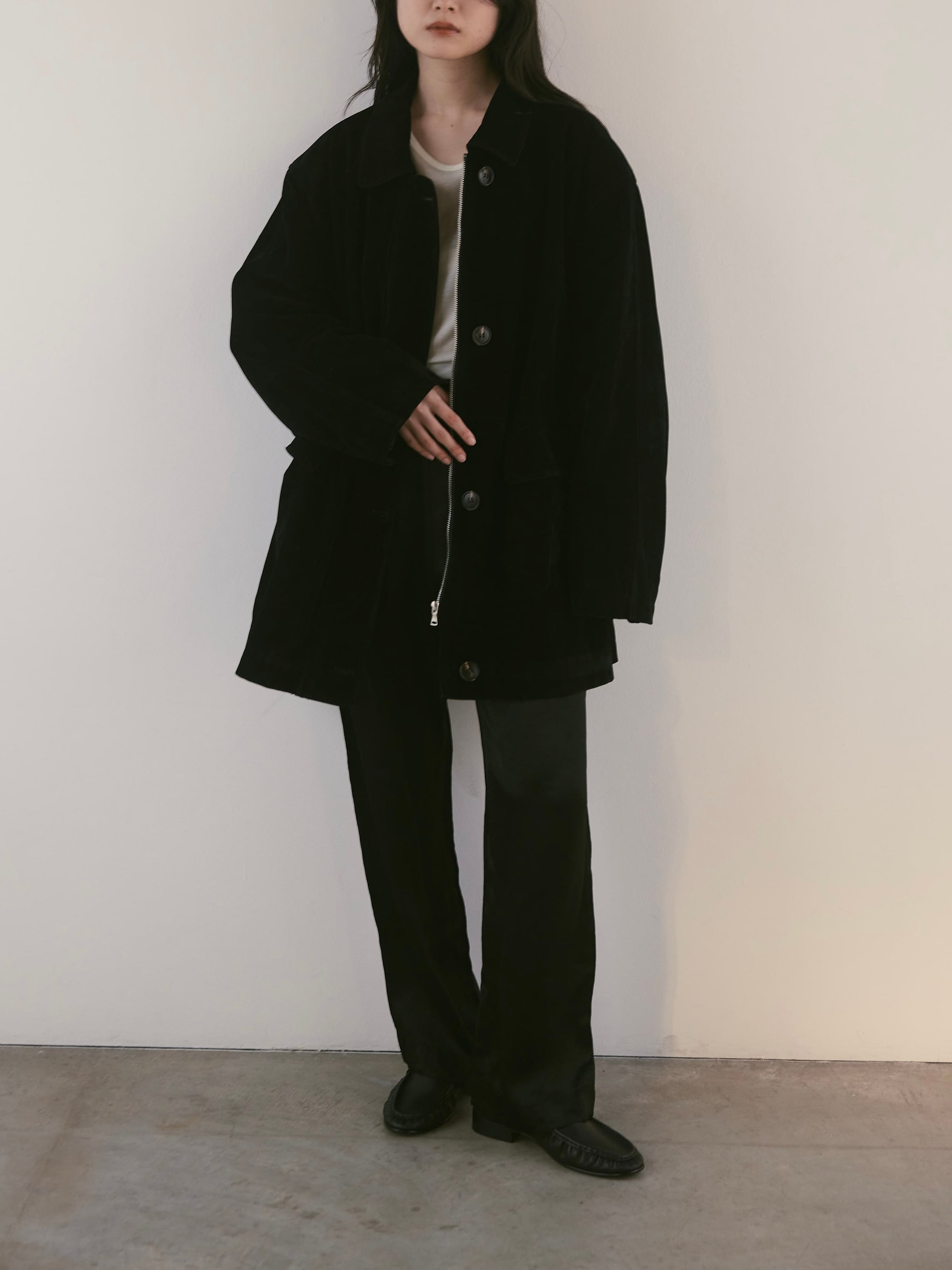 eco suède coat | aéré