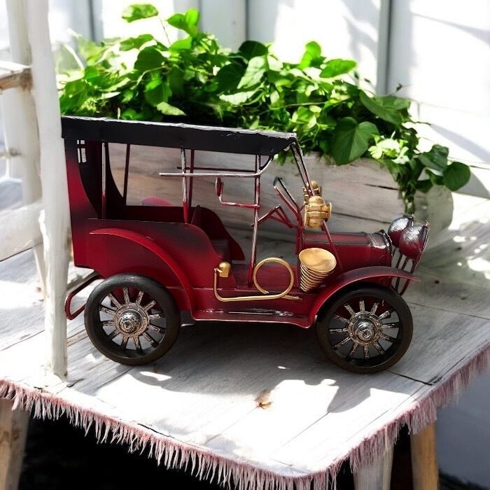 木製/ブリキ　子供用　ペダルカー　時代不明　アンティーク　レトロ 当時物 ヴィンテージ ブリキ ペダルカー モーリス レトロ 乗用玩具