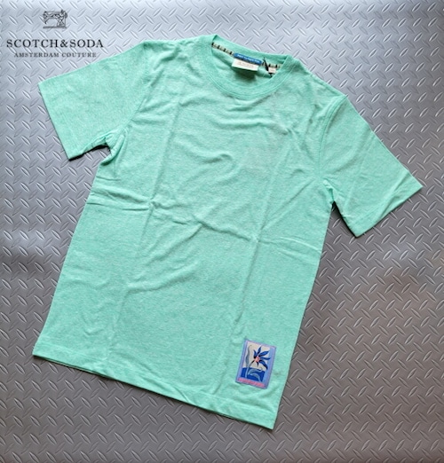 スコッチ&ソーダ Tシャツ 半袖 メランジ メンズ トップス SCOTCH&SODA 282-74411 Green